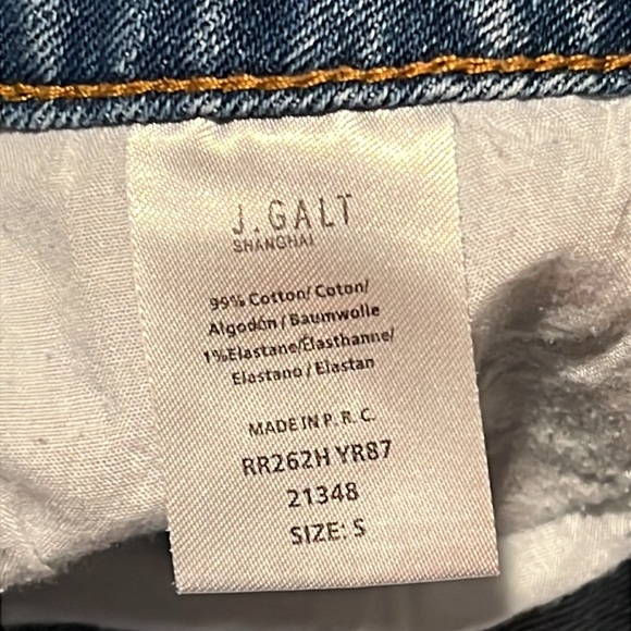 Brandy Melville Y2K ruffled denim mini skirt by J. Galt, size S - Picture 3 of 12